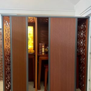 Vách Ngăn Rèm Tổ Ong Phòng Thờ