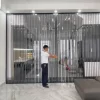Vách Ngăn Trong Suốt Dạng Xếp ( Di Động)